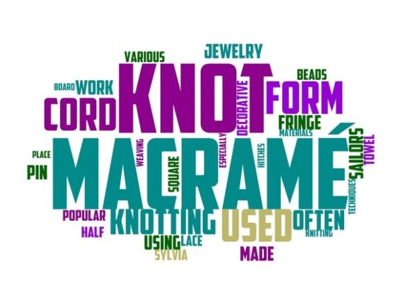 Macramé Typography Print: A Versatile Design Tool for Creative Projects