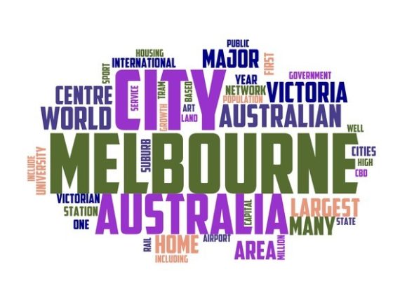 Melbourne Typography Wallpaper